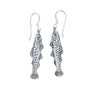 Large Trout Earrings